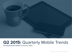 Q2 2015: Quarterly Mobile Trends