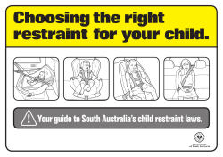 Choosing the right restraint for your child.