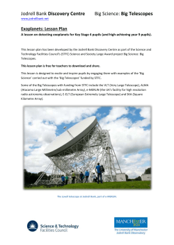 Exoplanets: Lesson Plan