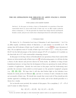 THE SIX OPERATIONS FOR SHEAVES ON ARTIN STACKS I