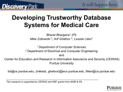 Security and Safety of Medical Care Environment