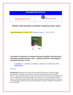 Early outcome prediction on 18F-fluorocholine PET/CT in metastatic