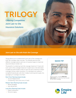 Joint Last-to-Die with Multi-life Coverage