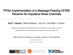 FPGA Implementation of a Message