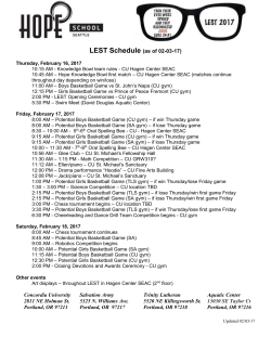 January 16, 1998 - Hope Lutheran School