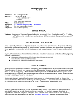 Management 5187 - Sites @ Baylor University