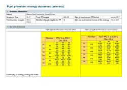Pupil Premium Strategy Statement