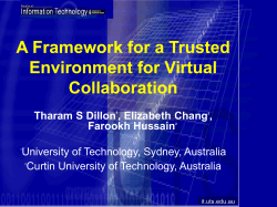 The trusted peer in the trust relationship