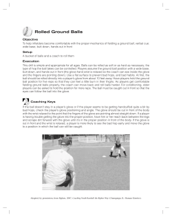Rolled Ground Balls
