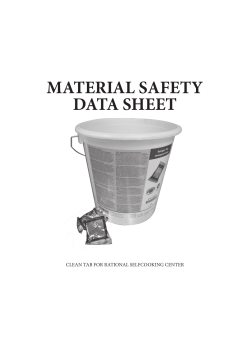 material safety data sheet