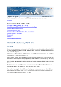 January &ndash; March 2015 Issued: 8 January 2015 Hold mouse over