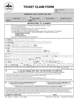 ticket claim form