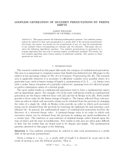 Loopless Generation of Multiset Permutations by Prefix Shifts