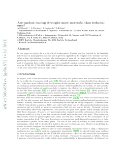 Are random trading strategies more successful than technical ones?
