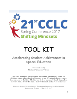 To discover that accelerated achievement and