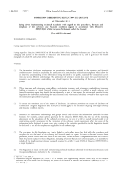 COMMISSION IMPLEMENTING REGULATION (EU)