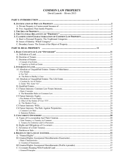 part v: acquisition of property interests - LSA