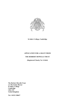 Grant Application Form