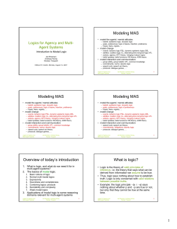 Modal Logic