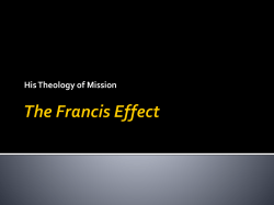 The Francis Effect