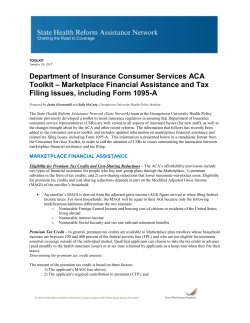 - State Health Reform Assistance Network