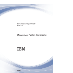 Tivoli Decision Support for z/OS: Messages and Problem