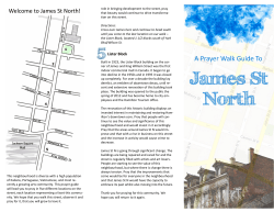 James St N Trifold Prayer Walk