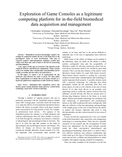 Exploration of Game Consoles as a legitimate computing platform
