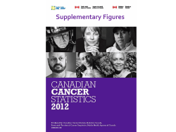 Slide 1 - Canadian Cancer Society