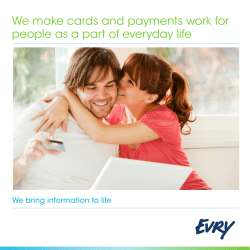 Card Services brochure