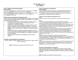 TPSD 6-8 Syllabus Math