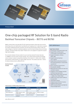 One-chip packaged RF Solution for E