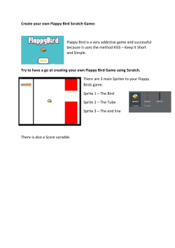 Create your own Flappy Bird Scratch Game