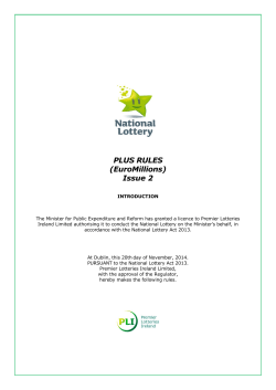 Plus (EuroMillions) Rules