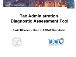 Integrity of the Registered Taxpayer Base