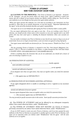 power of attorney - Insignia National Title Agency