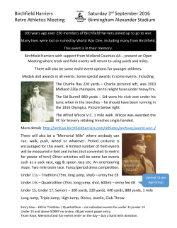 Entry Form - Midland Athletics