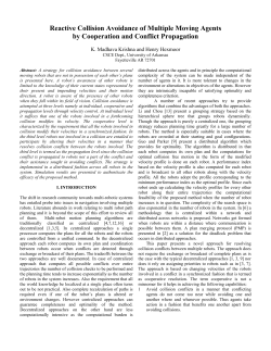 Reactive Collision Avoidance of Multiple Moving Agents by