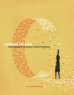 Changing the game - Government Finance Officers Association