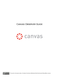 Canvas Observer Guide