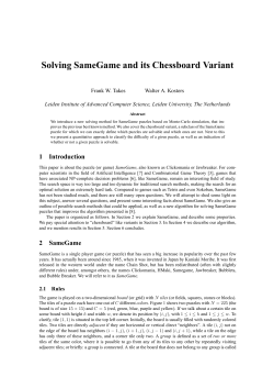 Solving SameGame and its Chessboard Variant