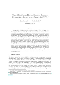 General Equilibrium Effects of Targeted Transfers: The case of the