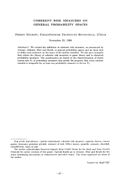 Coherent Risk Measures on General Probability Spaces