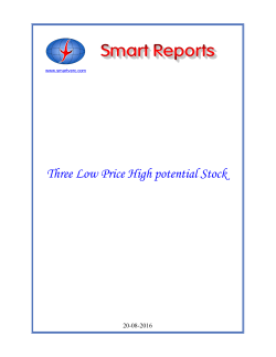 Three Low Price High potential Stock