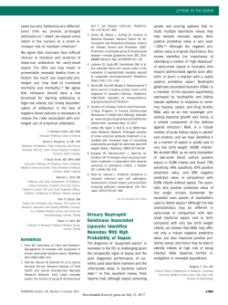 Urinary Neutrophil Gelatinase Associated Lipocalin