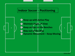 Positioning for free kick