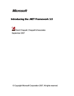 Introducing the .NET Framework 3.5