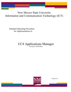 1.0 What is UC4 Application Manager?