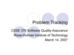 CSSE376-070315-problemtracking - Rose