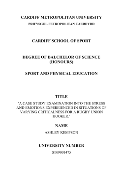 CHAPTER II - Cardiff Metropolitan University